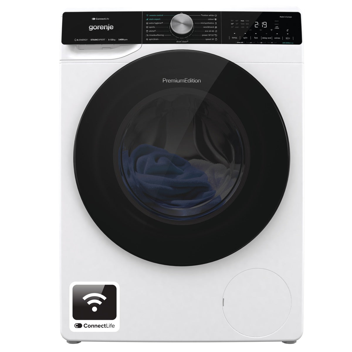 غسالة جورينيه، 10.5 كجم، موتور انفرتر، واي فاي - WNS1X4ARTWIFI غسالة جورينيه، 10.5 كجم، موتور انفرتر، واي فاي - WNS1X4ARTWIFI